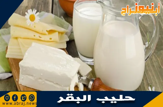 مكونات حليب البقر: الفوائد والقيمة الغذائية