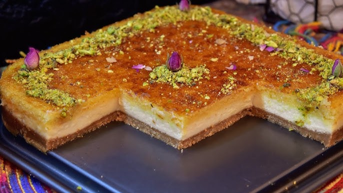 طريقة عمل حلى تشيز البسبوسة
