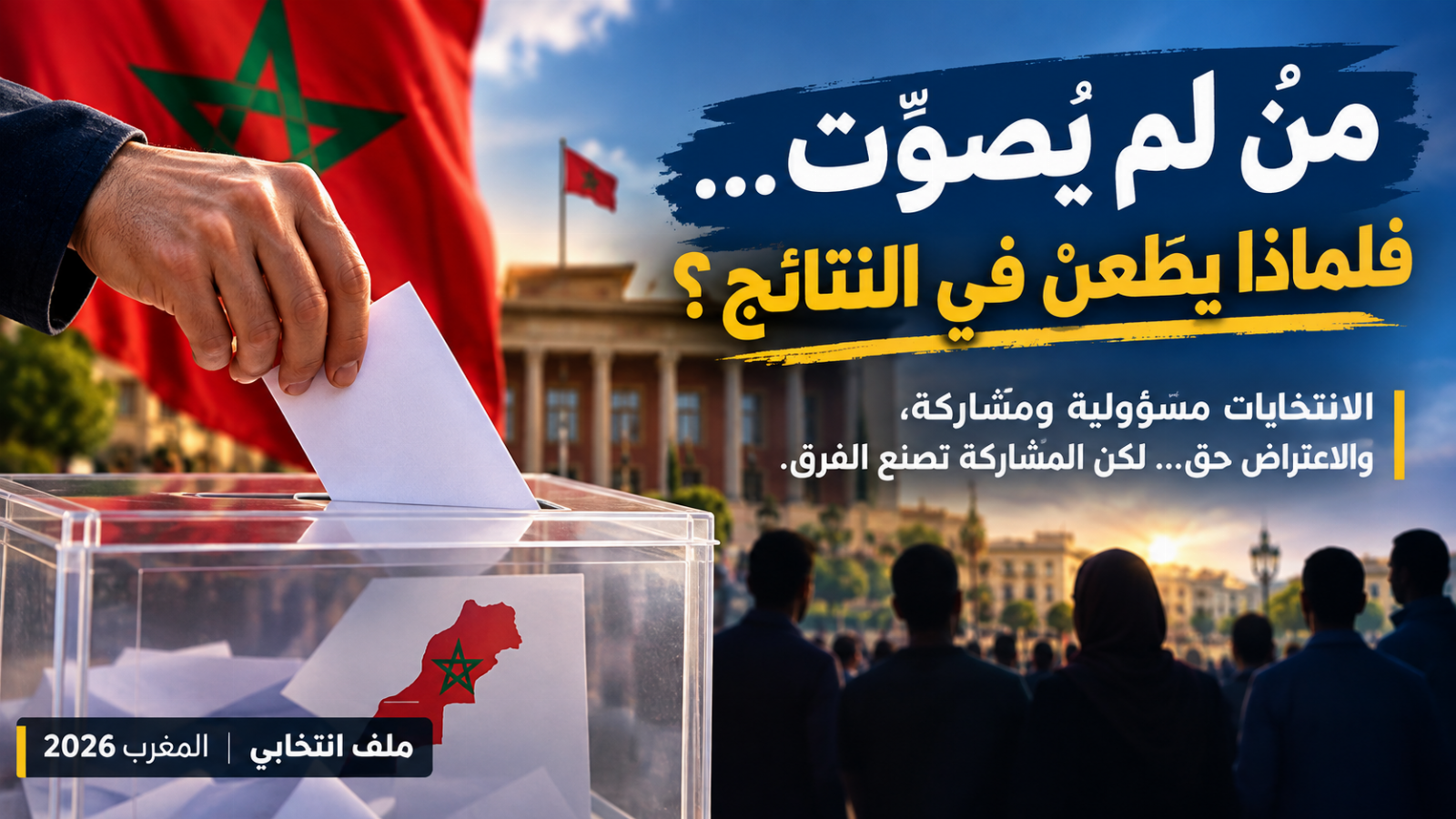من لم يصوّت… هل يحق له أن يعترض؟