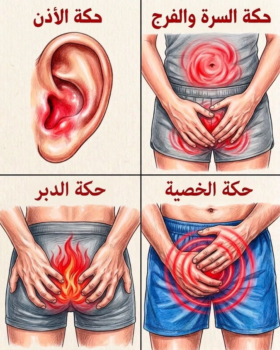 ✅️ حكة السرة : بسبب مرض السكري ✅️ حكة الفـ،ـرج : بسبب ... عرض المزيد