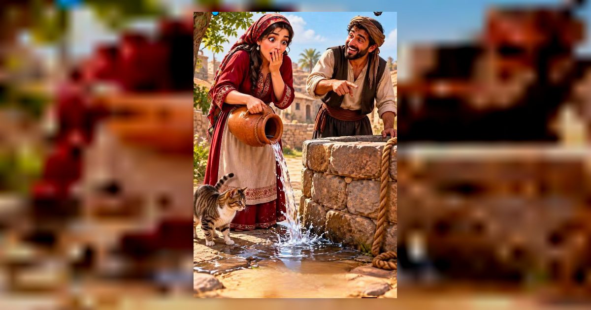يحكى أن رجلاً تزوج امرأة آية في الجمال