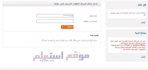 الاستعلام عن رصيد الجوازات