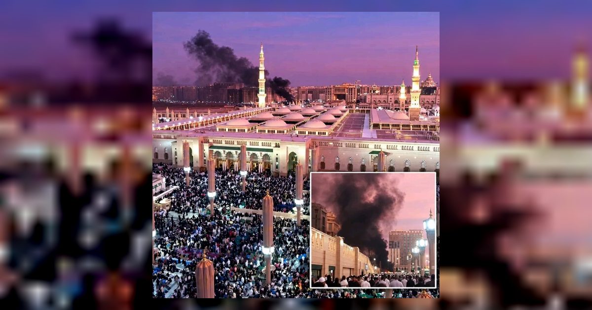 عاجل وبالفيديو | المسجد النبوي الآن بعد قصـ.ـف الحوثيين