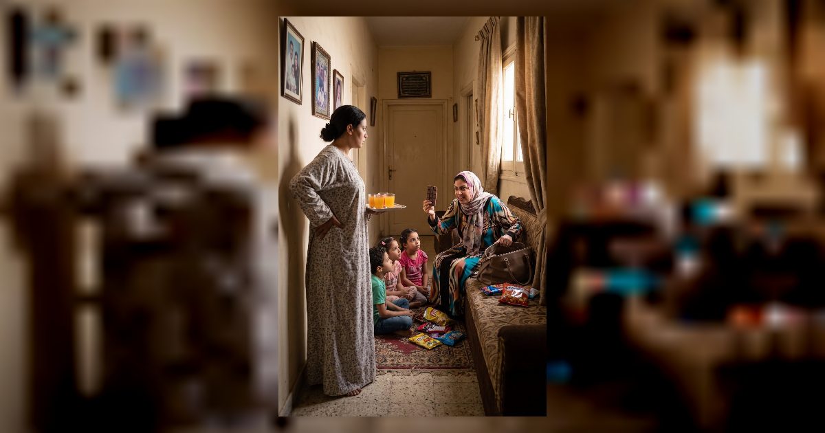 اخت جوزي كل ما تيجي عندي تمسك في عيالي