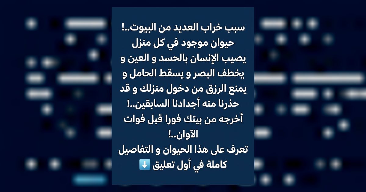 سبب خراب العديد من البيوت.. حيوان موجود في كثير من المنازل واحذر من وجوده