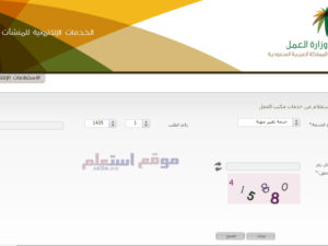 الاستعلام عن مكتب العمل