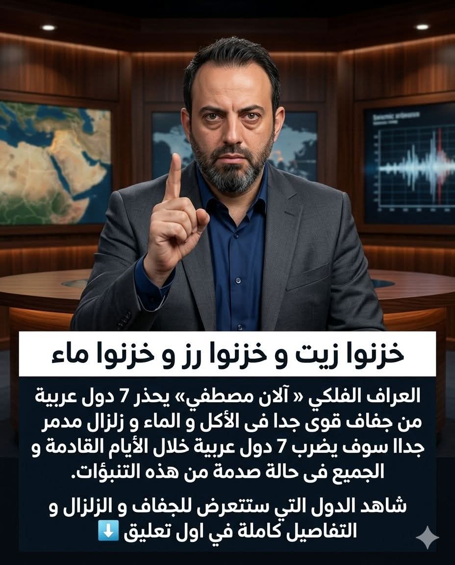 عاجل: العراف الفلكى «آلان مصطفى» يحـ…ـذر 4 دول عربية
