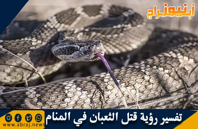 تفسير رؤية قتل الثعبان في المنام